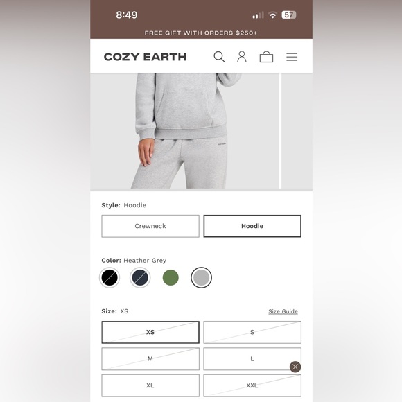 Cozy Earth Womens Cityscape 2.0 hoodie - Picture 12 of 12